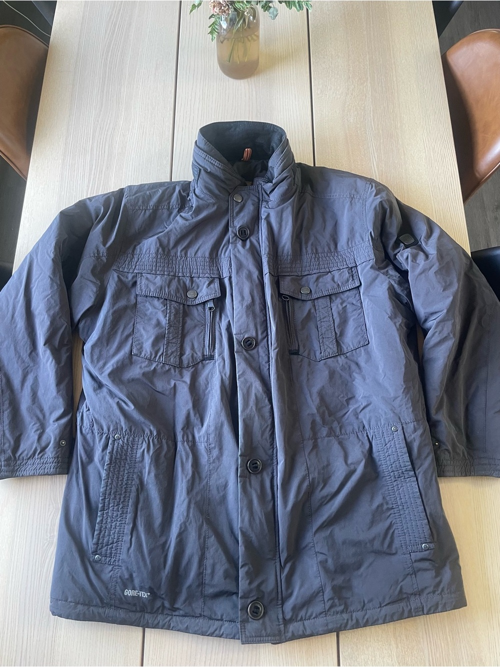 Bugatti Men's Insulated winter Jacket size xl (EU56/58) Slate Gray with Gore-Tex
